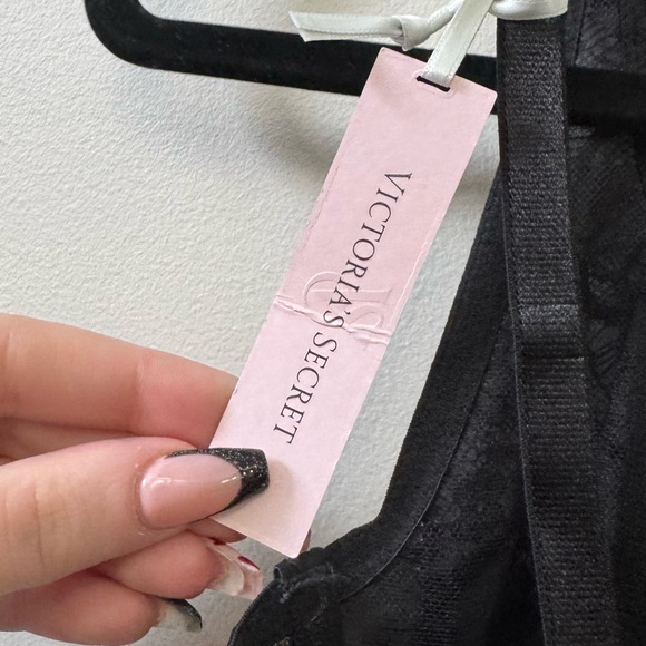 Victoria’s Secret (NWOT) dream angels black lace corset bustier top - large - Picture 5 of 6